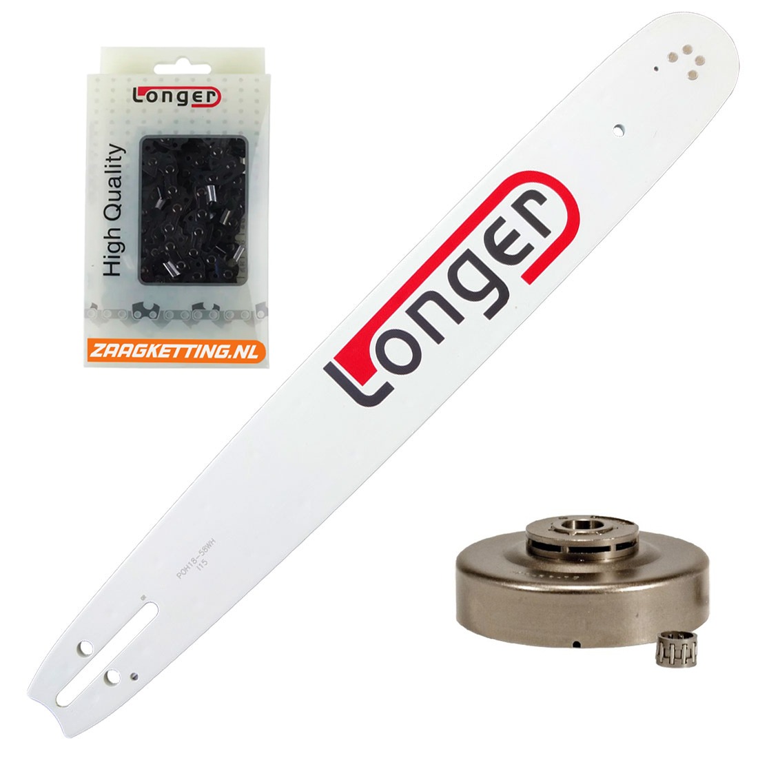 Onderhoudsbundel met 37cm zaaglengte passend voor Husqvarna 340 / 345 / 346 / 350 / 351 / 353 / 355 / 357 / 359 (.325″ 1,3mm)