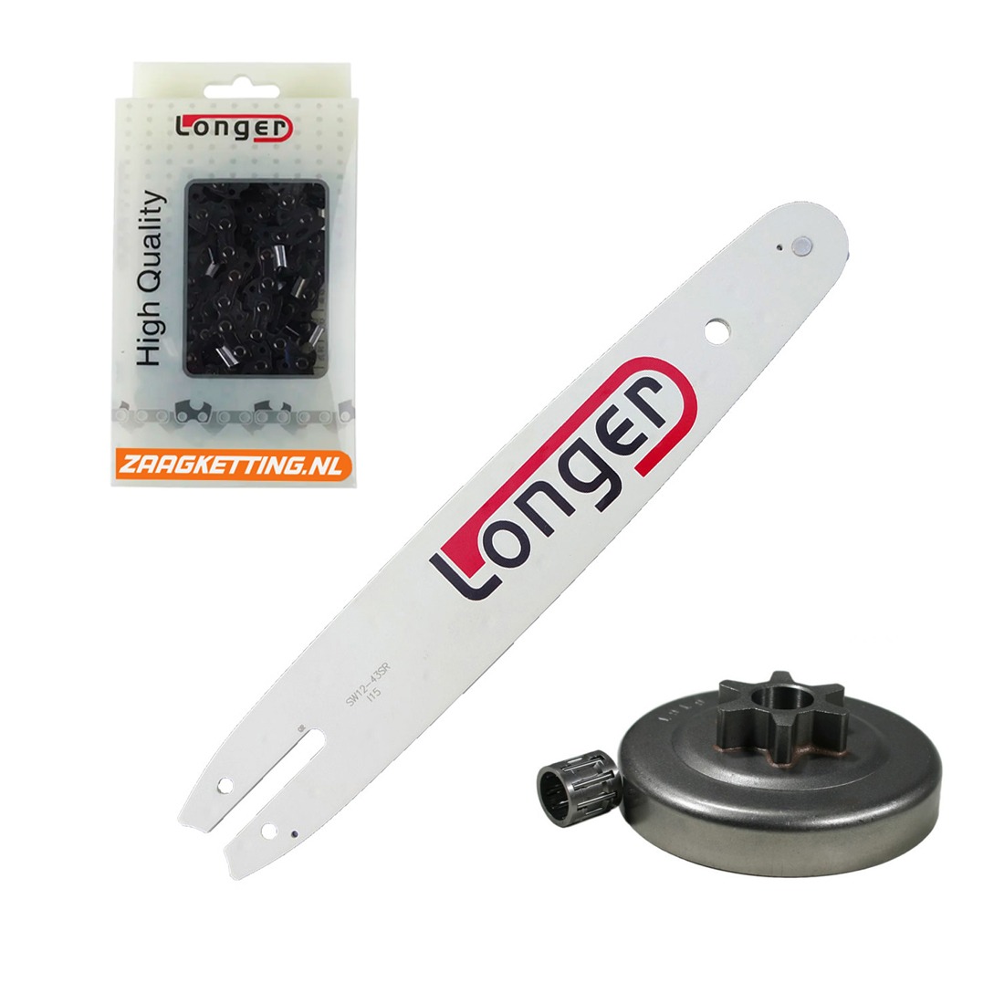 Onderhoudsbundel met 30cm zaaglengte passend voor Stihl 020, 020T, MS200, MS200T, MS201, MS201T (1,3mm)