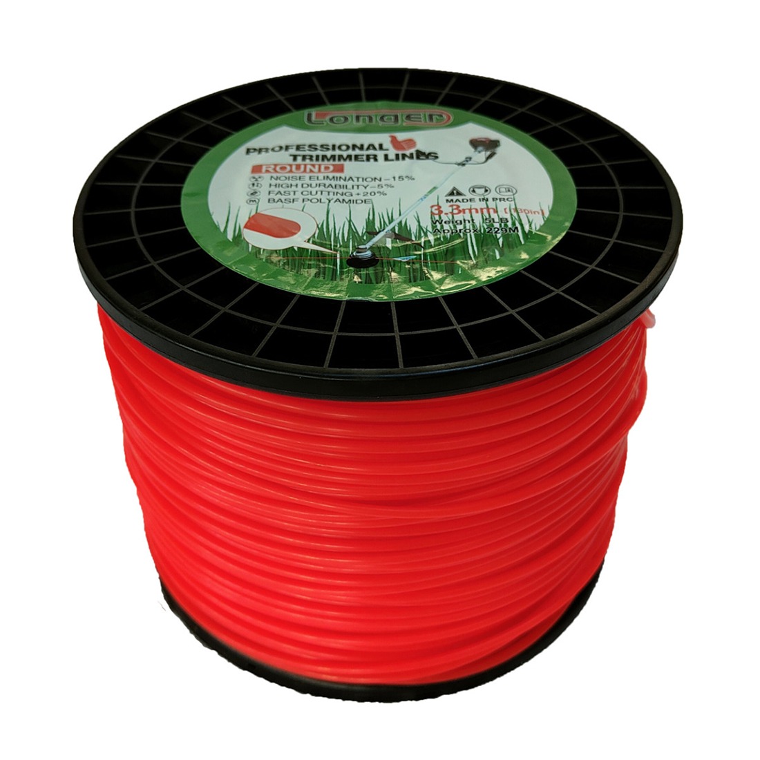 Longer PRO bosmaaier maaidraad 2,0mm 623m (rond)