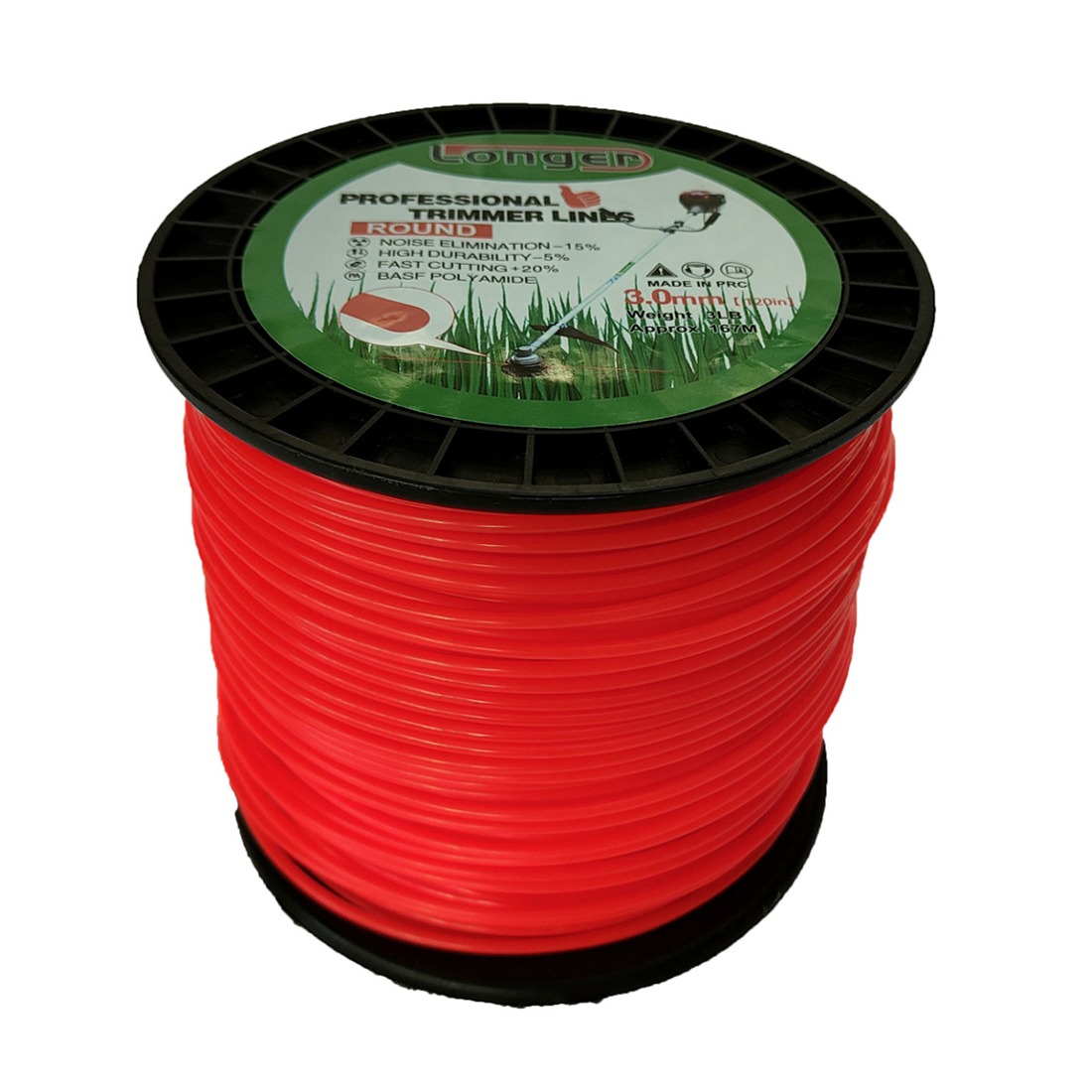 Longer PRO bosmaaier maaidraad 2,0mm 374m (rond)