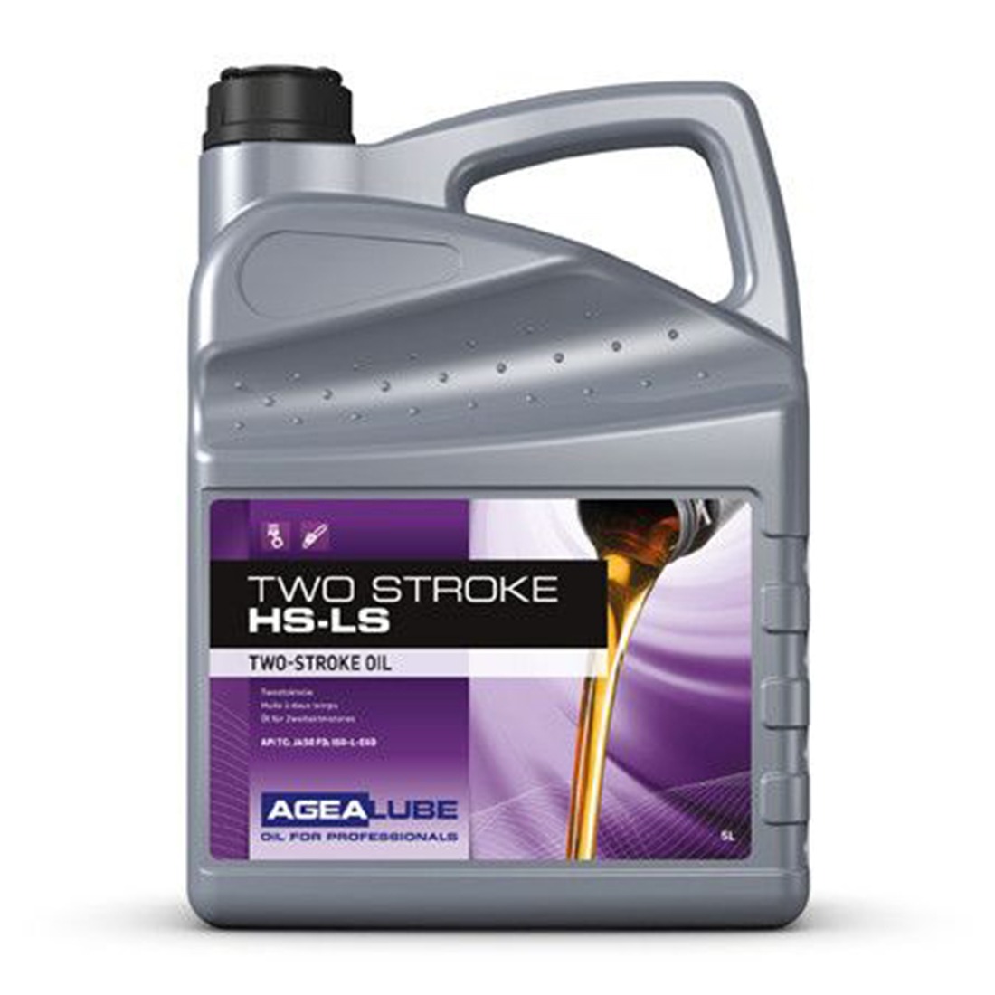 Agealube Two Stroke HS-LS Tweetaktolie 5 liter