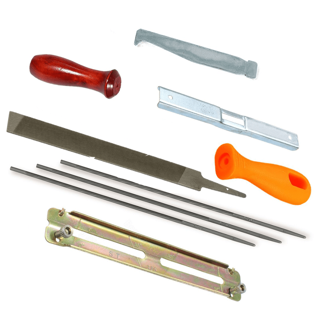Slijpset 3/8" met 5,5mm ronde vijlen